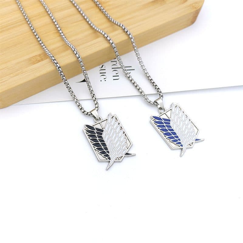 image-Attack on Titan Wings of Freedom Necklace Keel Chain