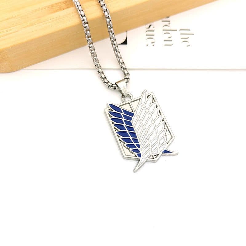 image-Attack on Titan Wings of Freedom Necklace Keel Chain