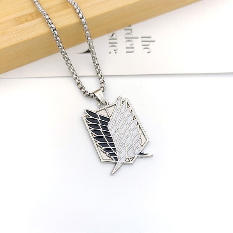 image-Attack on Titan Wings of Freedom Necklace Keel Chain