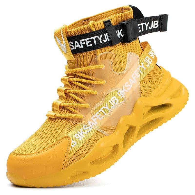 image-Shengxin Steel Toe Safety Shoes High-Top Puncture Resistant Work Boots