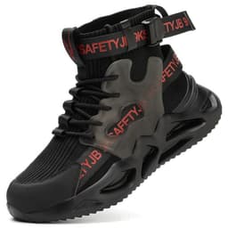 image-Shengxin Steel Toe Safety Shoes High-Top Puncture Resistant Work Boots