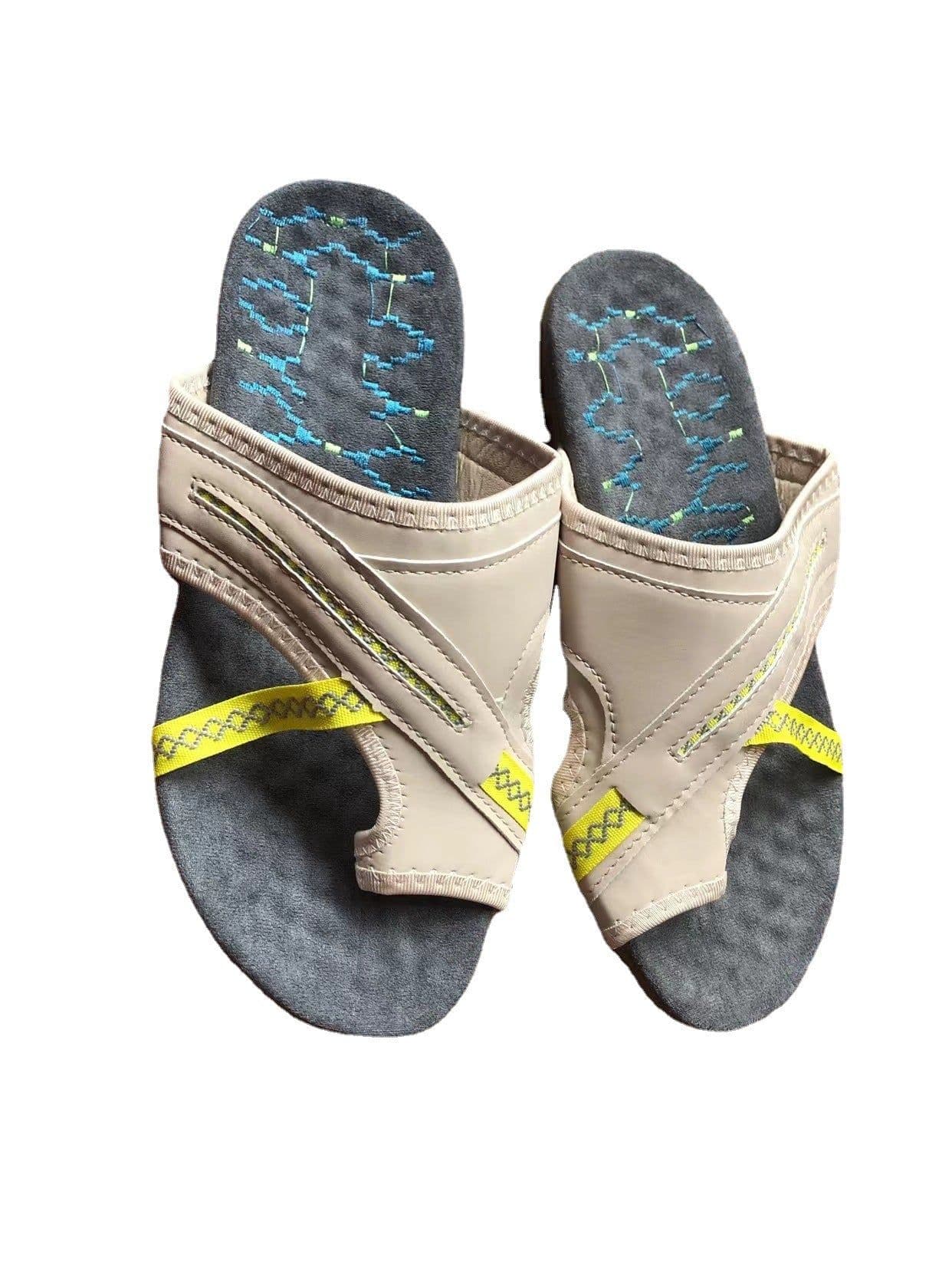 image-Men's and Women's Flip-Flop Sandals Beach Slippers