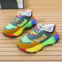 image-Women's Platform Sneakers Casual Lightweight Sports Shoes