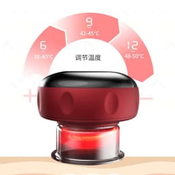 image-Electric Cupping Massager Wireless Heated Vacuum Suction Device