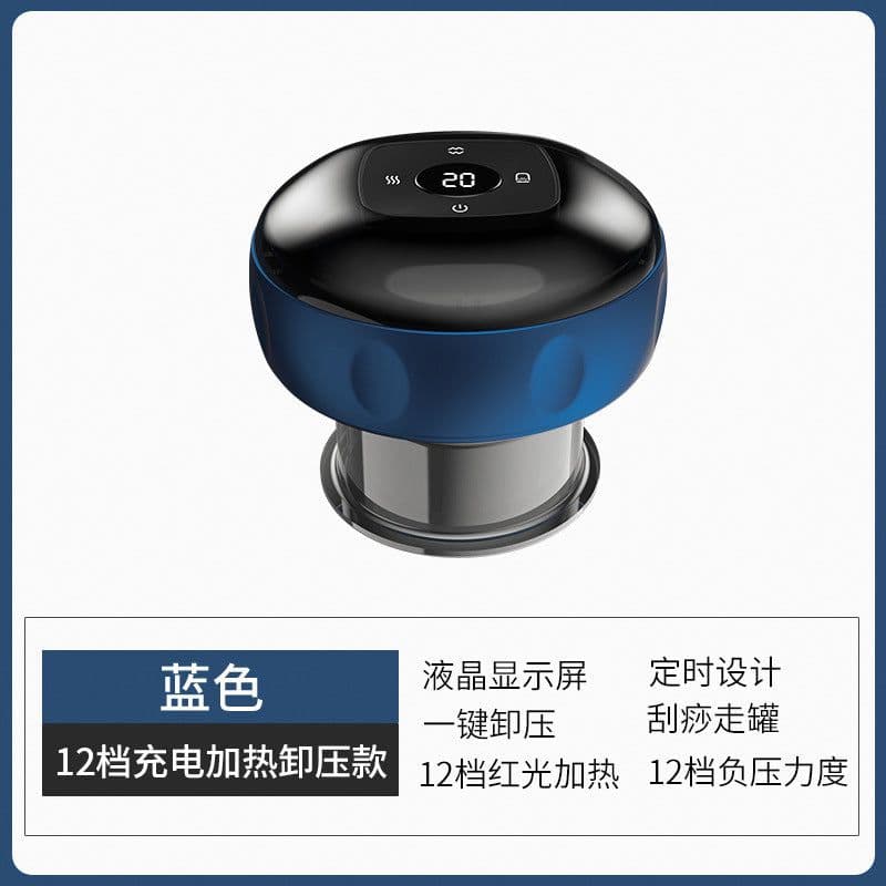 image-Electric Cupping Massager Wireless Heated Vacuum Suction Device