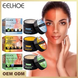 image-EELHOE Aloe Vera Tanning Gel Bronzer Sunburn Repair Cream