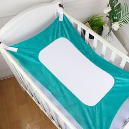 image-Baby Hammock Crib Cradle - Breathable and Comfortable