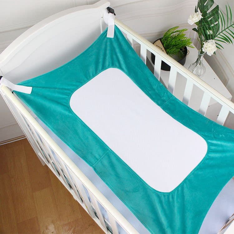 image-Baby Hammock Crib Cradle - Breathable and Comfortable
