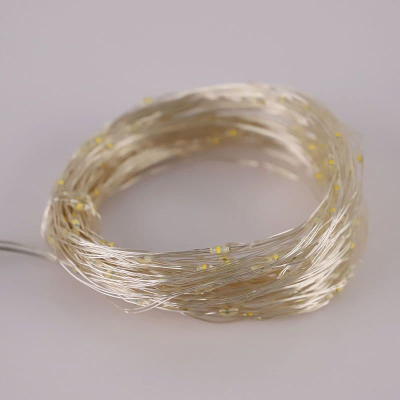 image-LED Solar Copper Wire String Lights 10-200 LEDs Garden Decoration