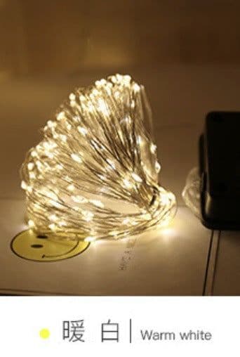 image-LED Solar Copper Wire String Lights 10-200 LEDs Garden Decoration