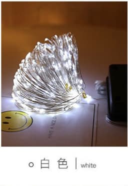image-LED Solar Copper Wire String Lights 10-200 LEDs Garden Decoration