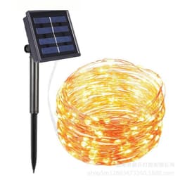 image-LED Solar Copper Wire String Lights 10-200 LEDs Garden Decoration
