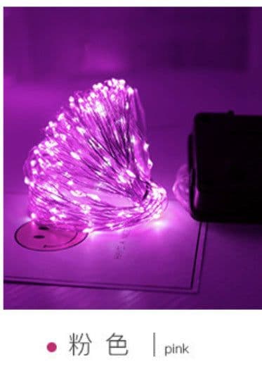 image-LED Solar Copper Wire String Lights 10-200 LEDs Garden Decoration