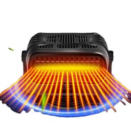 image-12V/24V Car Heater Defroster Defogger 200W Air Blower