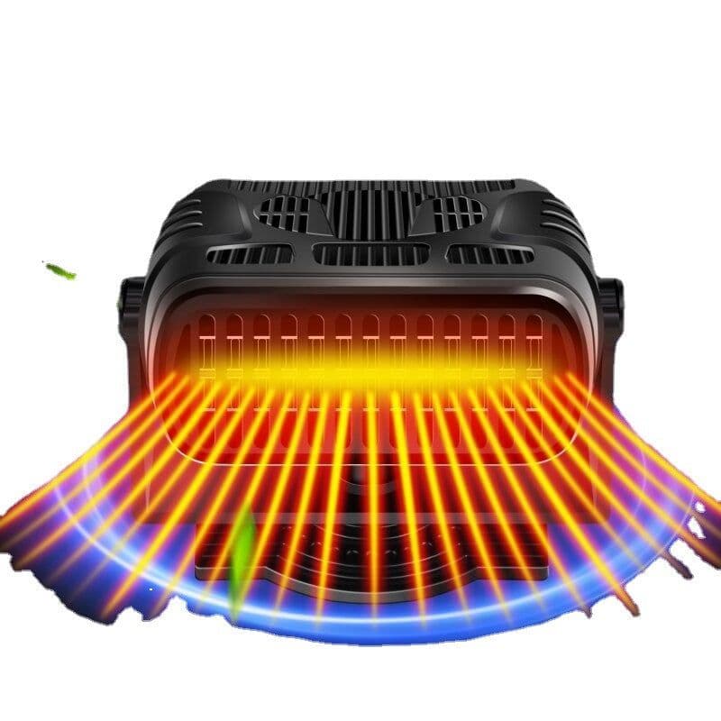 image-12V/24V Car Heater Defroster Defogger 200W Air Blower