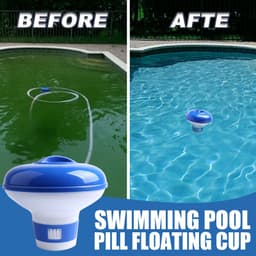 image-Pool Chlorine Tablet Dispenser 5 Inch Floating Automatic Doser