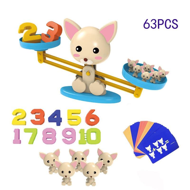 image-Frog Balance Educational Toy Math Game for Kids