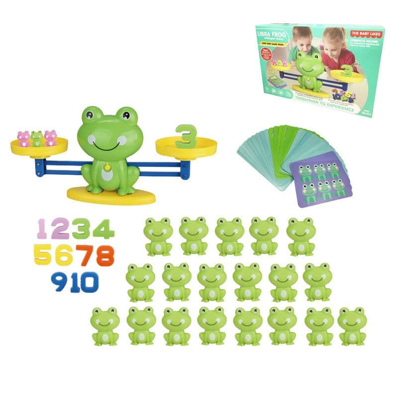 image-Frog Balance Educational Toy Math Game for Kids
