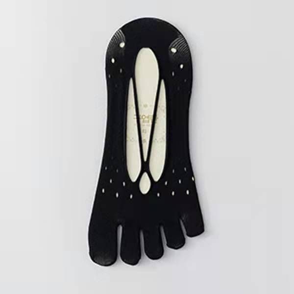 image-Five-Toe Socks Women's Invisible Boat Socks Non-Slip Breathable Nylon