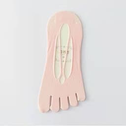 image-Five-Toe Socks Women's Invisible Boat Socks Non-Slip Breathable Nylon