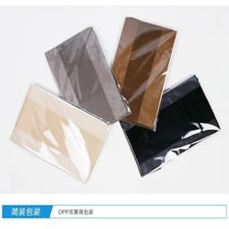image-Women's Sheer Core-Spun Silk Pantyhose with Reinforced Toe