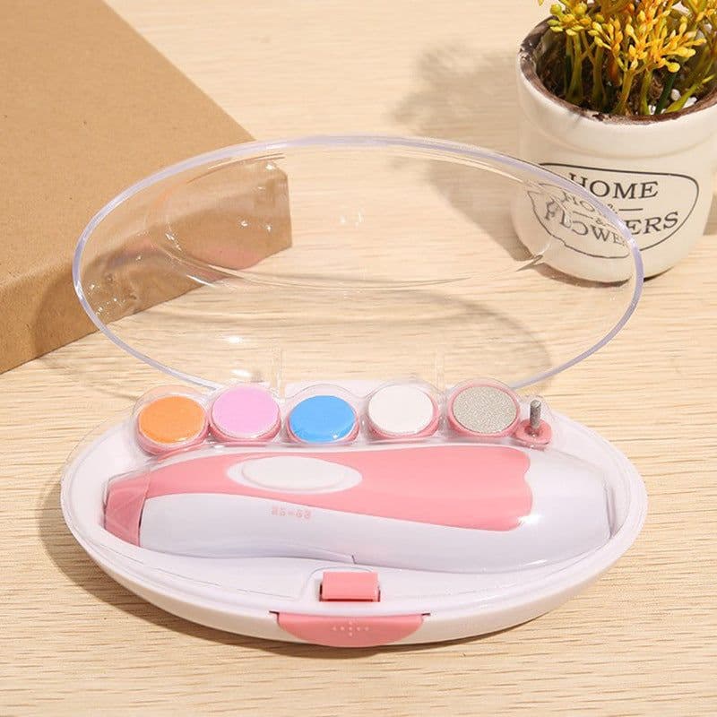 image-Baby Electric Nail Polisher - Newborn Children Manicure Set