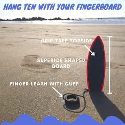 image-Mini Fingertip Surfboard Toy for Children Ages 7-14