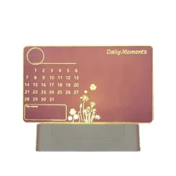image-Insch Acrylic LED Calendar Message Board with Pen 100x150mm