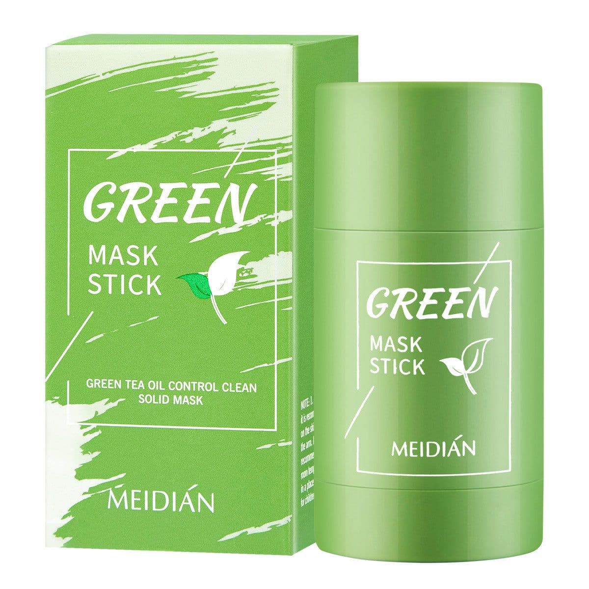 image-Charm Green Tea Solid Mask Stick Deep Cleansing Oil Control