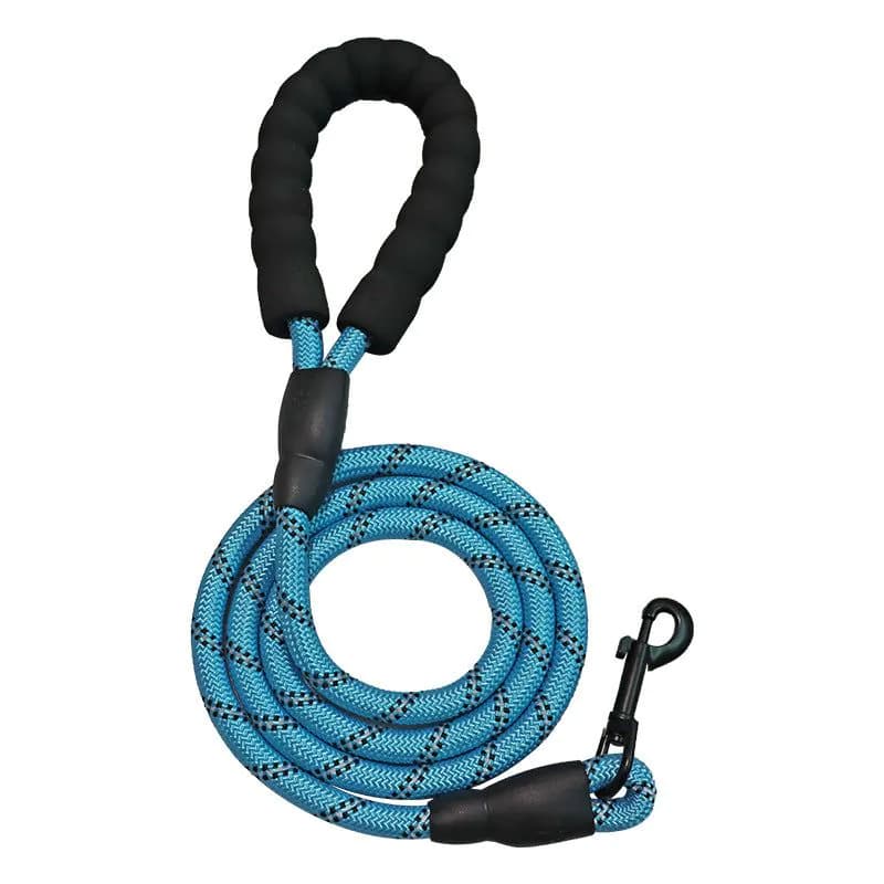 image-Graceful Pet Reflective Nylon Dog Leash 1.5m Round Rope Large Dogs