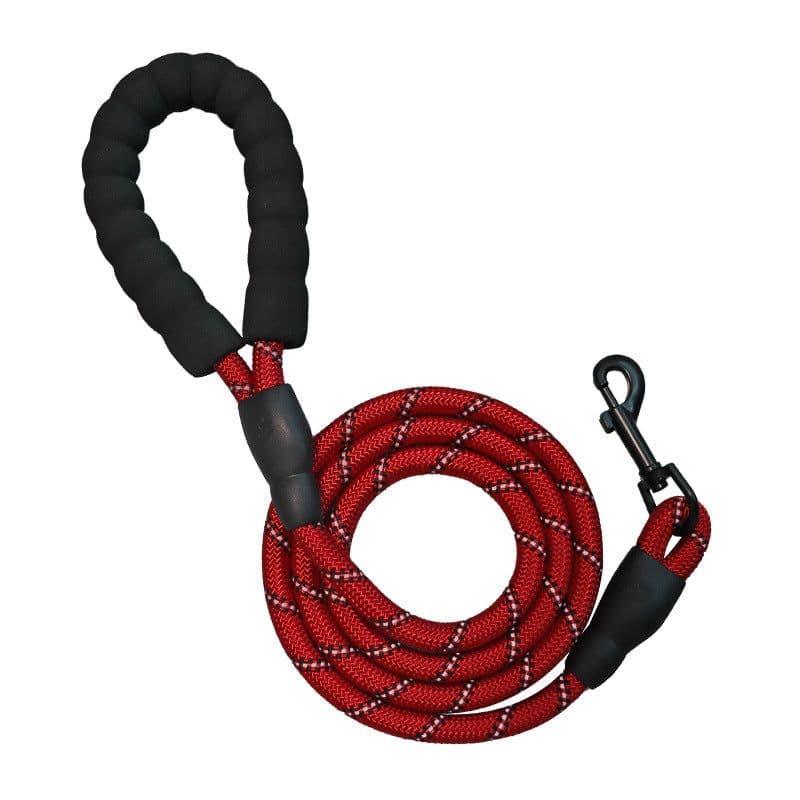 image-Graceful Pet Reflective Nylon Dog Leash 1.5m Round Rope Large Dogs