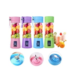 image-Portable Mini USB Rechargeable Juicer Cup 400ml 6 Blades