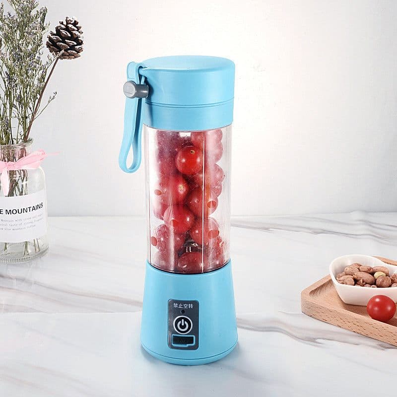 image-Portable Rechargeable Mini Juicer Cup Electric Blender 2-6 Blade