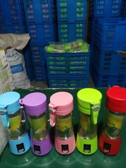 image-Portable Rechargeable Mini Juicer Cup Electric Blender 2-6 Blade
