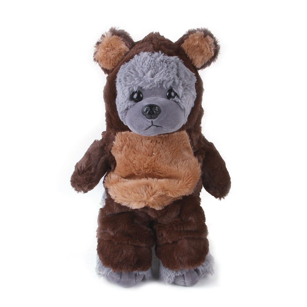 image-Petaro Coral Fleece Dog Costume - Four-Legged Cartoon Pet Outfit