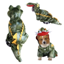 image-Petaro Coral Fleece Dog Costume - Four-Legged Cartoon Pet Outfit