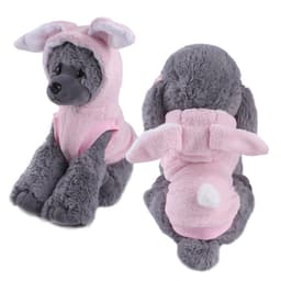 image-Petaro Coral Fleece Dog Costume - Four-Legged Cartoon Pet Outfit