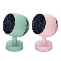 image-Portable PTC Heater Fan 500W/1000W Dual Hot Cold Desktop Mini Space Heater