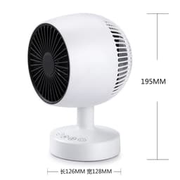 image-Portable PTC Heater Fan 500W/1000W Dual Hot Cold Desktop Mini Space Heater