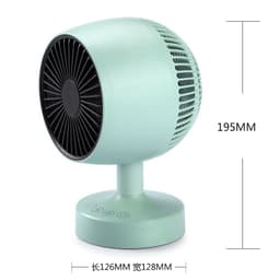 image-Portable PTC Heater Fan 500W/1000W Dual Hot Cold Desktop Mini Space Heater