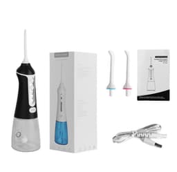 image-Portable Electric Water Flosser Rechargeable IPX7 Waterproof 300ml