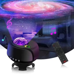 image-USB Bluetooth LED Galaxy Star Projector Night Light