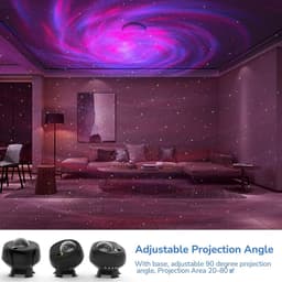 image-USB Bluetooth LED Galaxy Star Projector Night Light