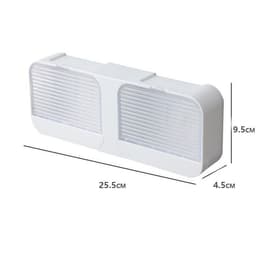 image-Wall-Mounted Soap Dish Holder with Drain and Cover