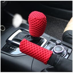 image-Universal 3D Massage Mesh Steering Wheel Cover Set - 38CM Sports Style