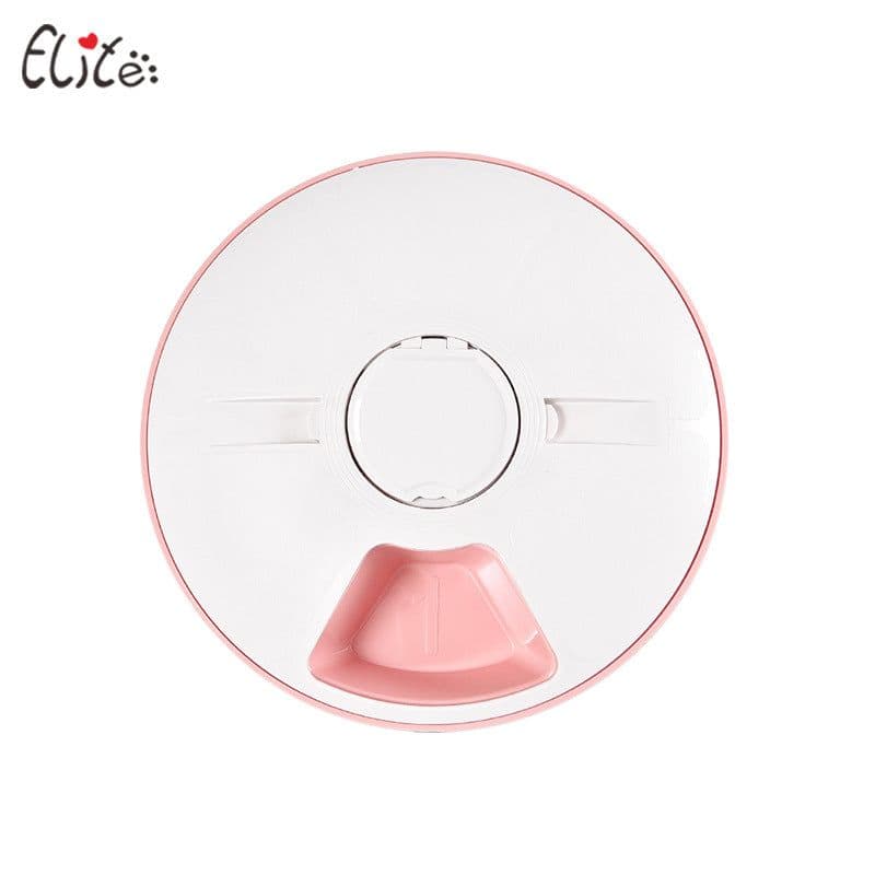 image-Elite Automatic Pet Feeder 6-Hole Intelligent Timing Food Dispenser