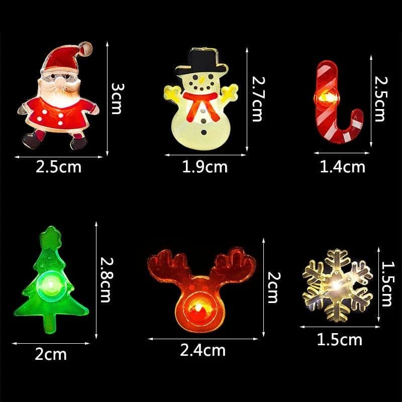 image-LED Copper Wire Christmas String Lights Santa Snowman 20 Lights
