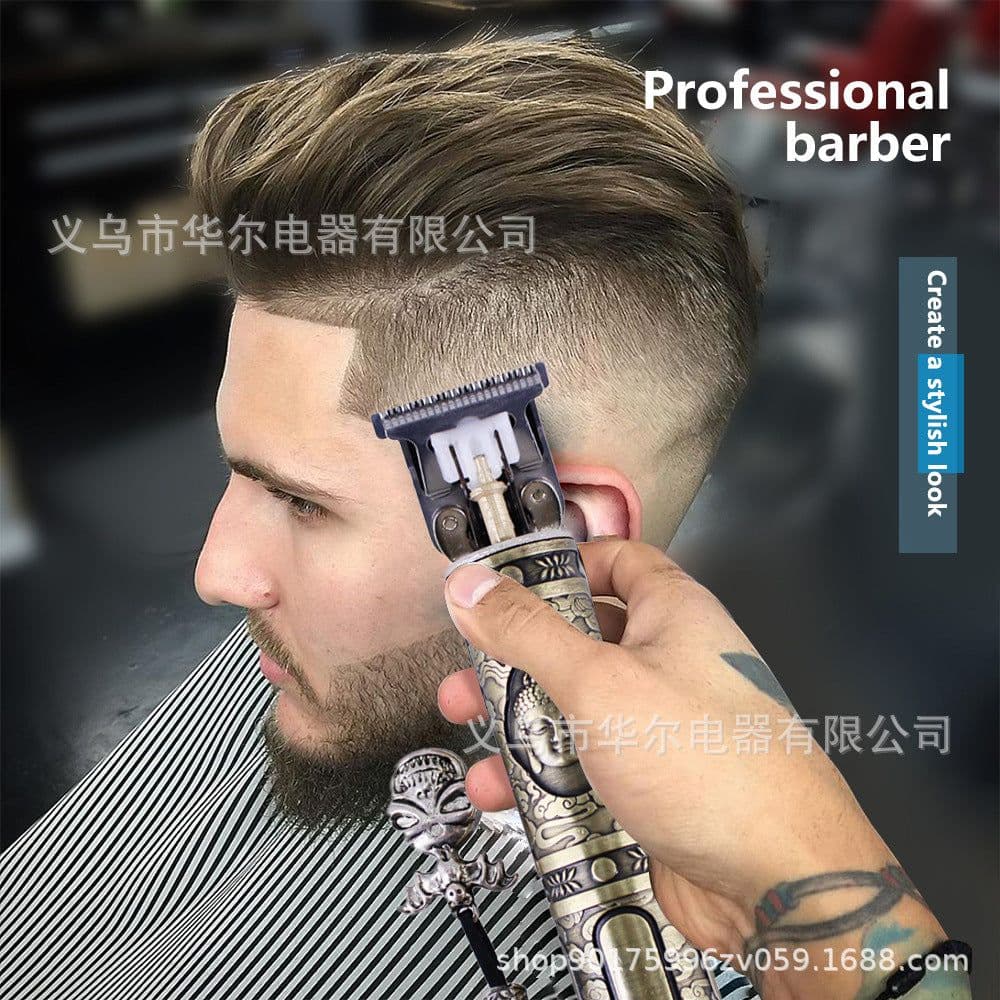 image-WAIKIL Buddha Head Hair Clipper Brushless Motor 0mm Blade