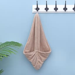 image-Microfiber Quick-Dry Hair Towel Cap for Women - Coral Fleece