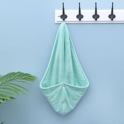 image-Microfiber Quick-Dry Hair Towel Cap for Women - Coral Fleece